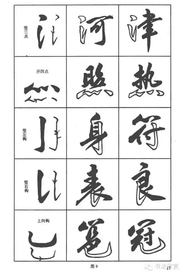 毛笔行书入门字帖，毛笔书法字帖行书入门字谱