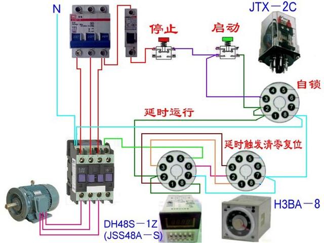 实物电工接线电路图大全简单，80多个电工实物接线图