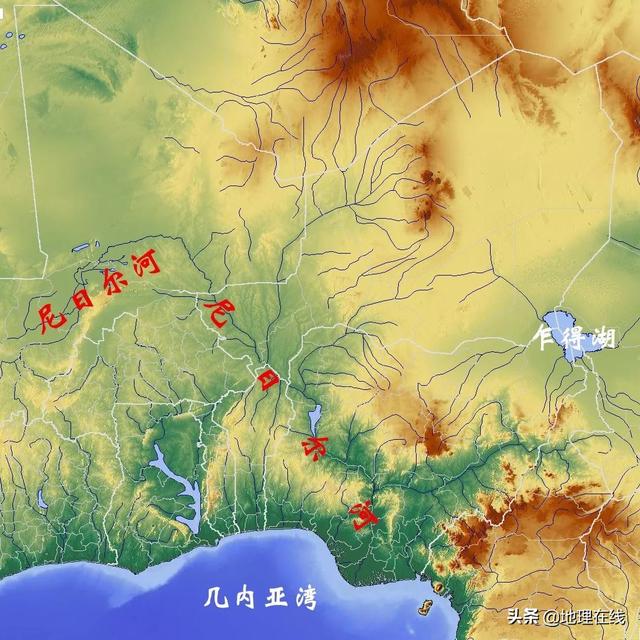 地图最大的河流，地形图看世界流域面积最大十条河流