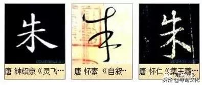 朱-汉字的艺术与中华姓氏文化，古代朱的象形字