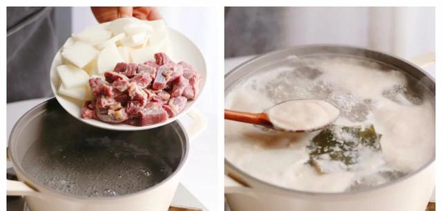 萝卜土豆牛肉汤的家常做法，煲一锅牛肉萝卜芋头汤