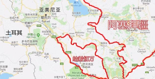 阿塞拜疆地理位置，亚美尼亚跟阿塞拜疆在哪个位置