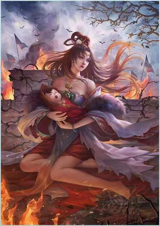 三国杀细节最多的原画，另一角度欣赏三国杀武将原画