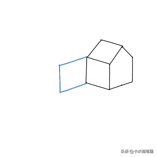 儿童画房子漂亮又简单画法，儿童画房子简图