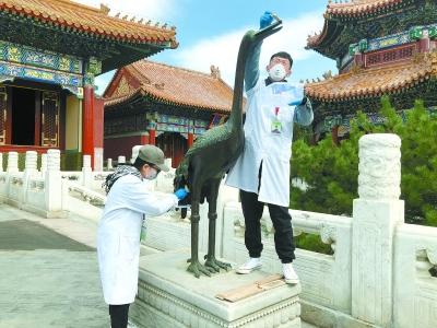 寿皇殿院内的楠木殿，寿皇殿复原之路