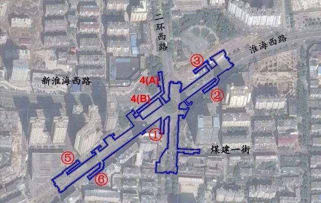 江苏徐州地铁一号线规划图，徐州地铁一号线18个站点出入口位置图曝光