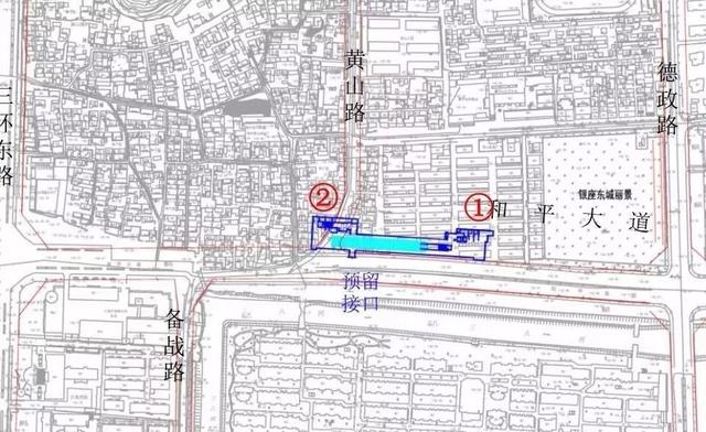 江苏徐州地铁一号线规划图，徐州地铁一号线18个站点出入口位置图曝光