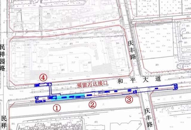 江苏徐州地铁一号线规划图，徐州地铁一号线18个站点出入口位置图曝光