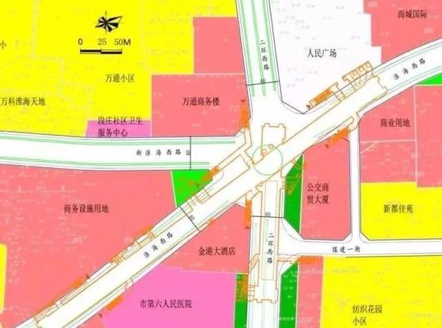 江苏徐州地铁一号线规划图，徐州地铁一号线18个站点出入口位置图曝光