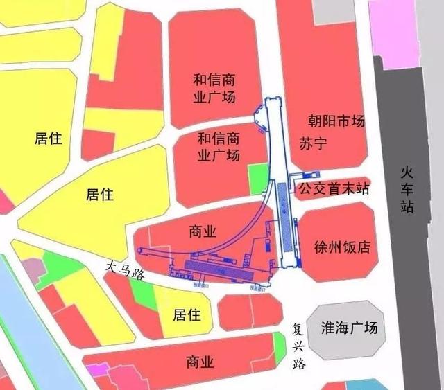 江苏徐州地铁一号线规划图，徐州地铁一号线18个站点出入口位置图曝光