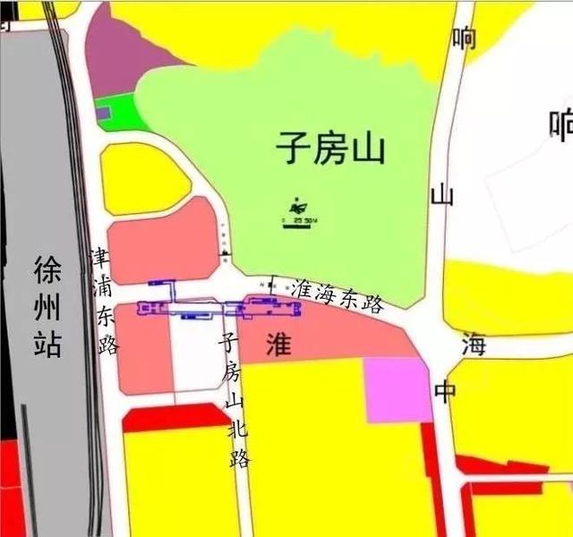 江苏徐州地铁一号线规划图，徐州地铁一号线18个站点出入口位置图曝光