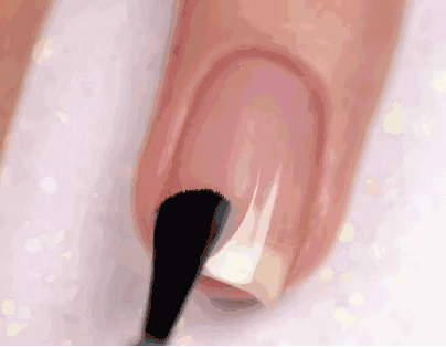 红色系简单美甲，红色美甲就是不二选择