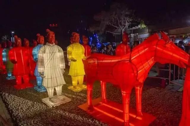 北京元宵佳节灯会，皇家范庙会科技灯光秀