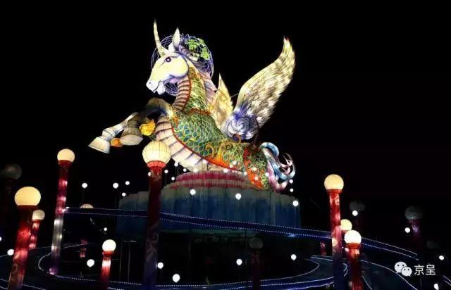 北京元宵佳节灯会，皇家范庙会科技灯光秀