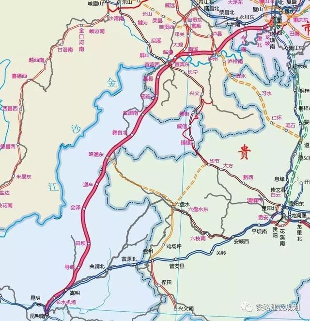 宜宾到重庆高铁，渝昆高铁宜宾站走哪些地方过（重庆至宜宾段四川境内重点工程施工量已完成70%）