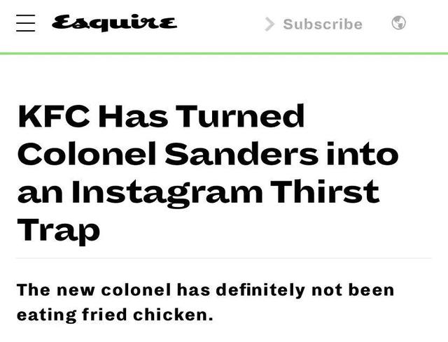 肯德基爷爷到底有多可怕，这还是那个慈祥的肯德基爷爷吗