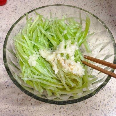 莴苣的最佳凉拌吃法，不用说、这才是最科学的做法