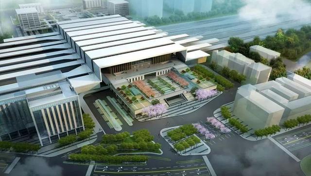 未来的火车怎么画，杭州火车南站最新设计规划（手绘画火车）