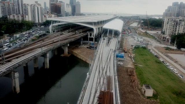 广珠澳高铁珠海段，串联广州北—鱼珠—珠海鹤洲