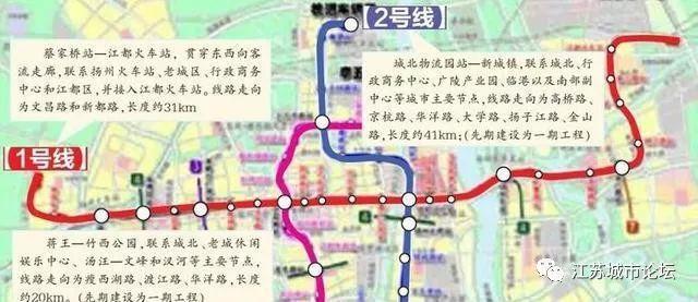扬州将成江苏地铁第7城，扬州有地铁规划吗