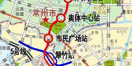 常州地铁线路图，常州地铁规划哪些线路（但是没有直达机场的线路稍显遗憾。）