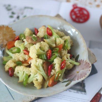 有机花菜怎么炒才好吃，有机花菜家常做法 素炒