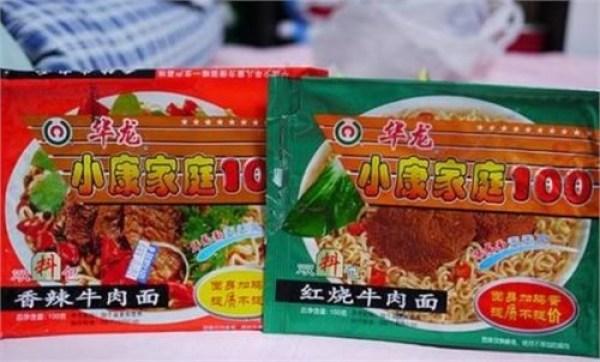 小康家庭方便面，童年的方便面有哪些（80后童年的美食～华龙面）