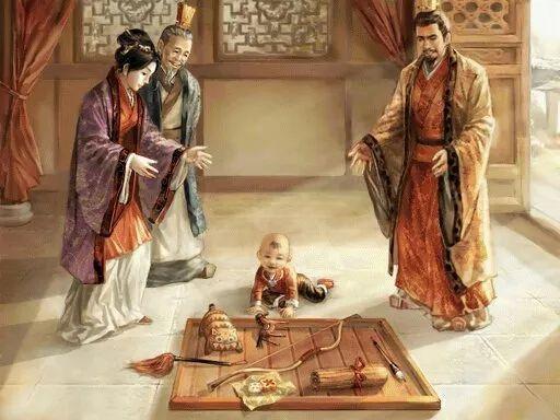 宝宝抓周习俗及寓意，老母亲又哭又笑......