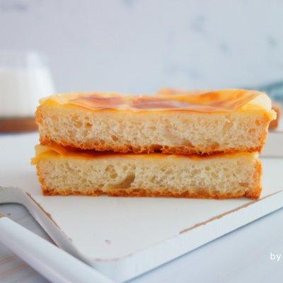 正宗芝士黄油吐司做法，半熟溏心蛋像布丁一样