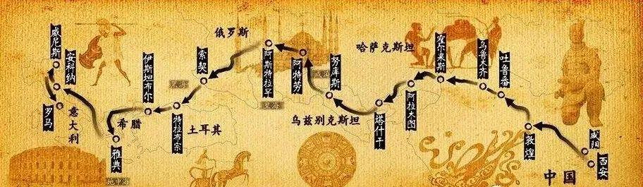 海上丝绸之路路线，14条丝绸之路