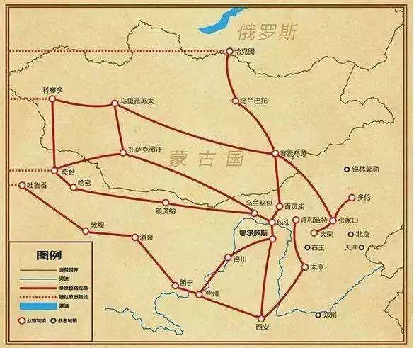 海上丝绸之路路线，14条丝绸之路