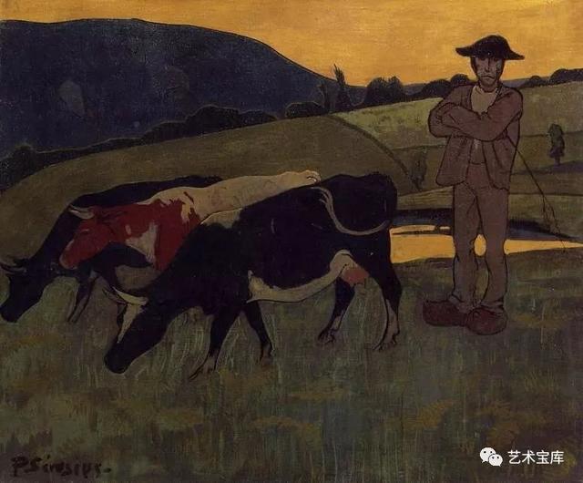 欧洲浪漫主义美术欣赏，法国象征主义美术-纳比派的保罗