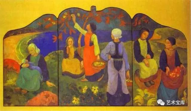 欧洲浪漫主义美术欣赏，法国象征主义美术-纳比派的保罗