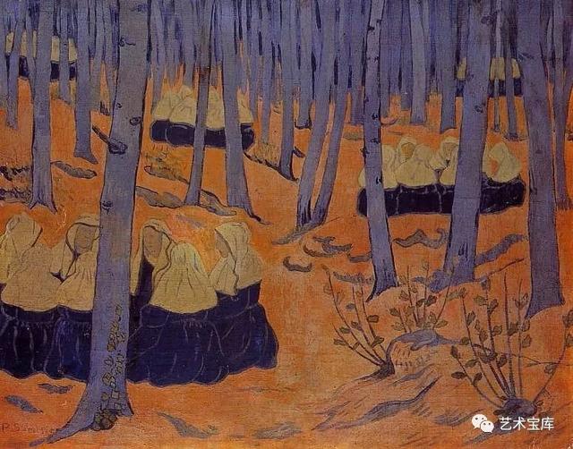 欧洲浪漫主义美术欣赏，法国象征主义美术-纳比派的保罗