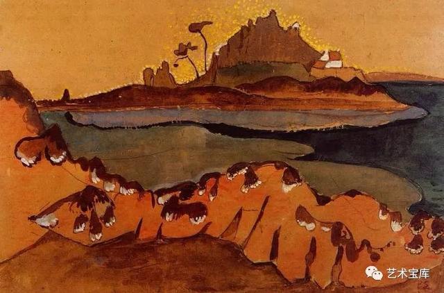 欧洲浪漫主义美术欣赏，法国象征主义美术-纳比派的保罗