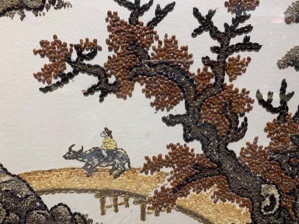 粮食绘画作品，1958年辽宁画报社老版连环画《粮食》绘画