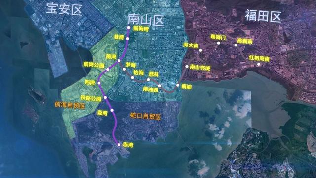 黄贝岭地铁二号线赤湾方向，2022年7月最新最全深圳地铁已开通和在建线路资讯