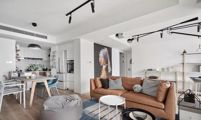 客厅皮沙发轻奢，一款精致的皮沙发能让客厅美得不像话