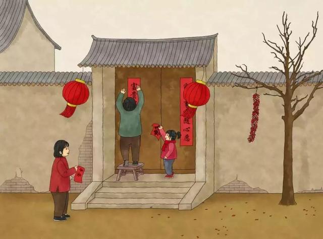 潮汕贴春联正确方法，孝感人怎么贴春联