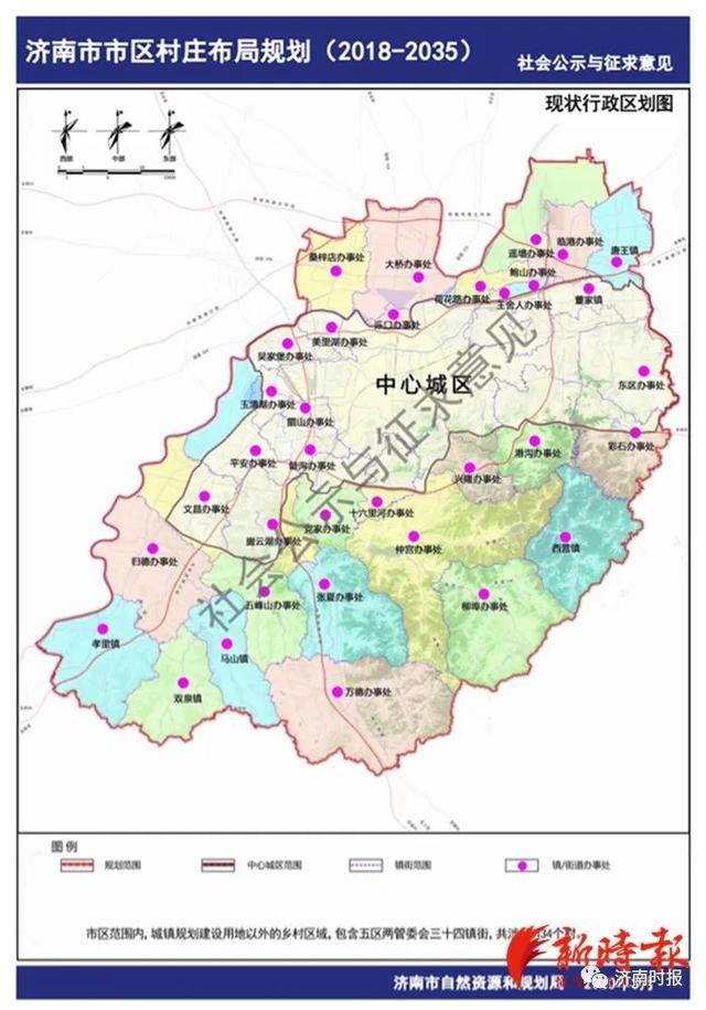 厦门区域划分图，厦门市中区村庄布局规划（中国行政区划——山东厦门）