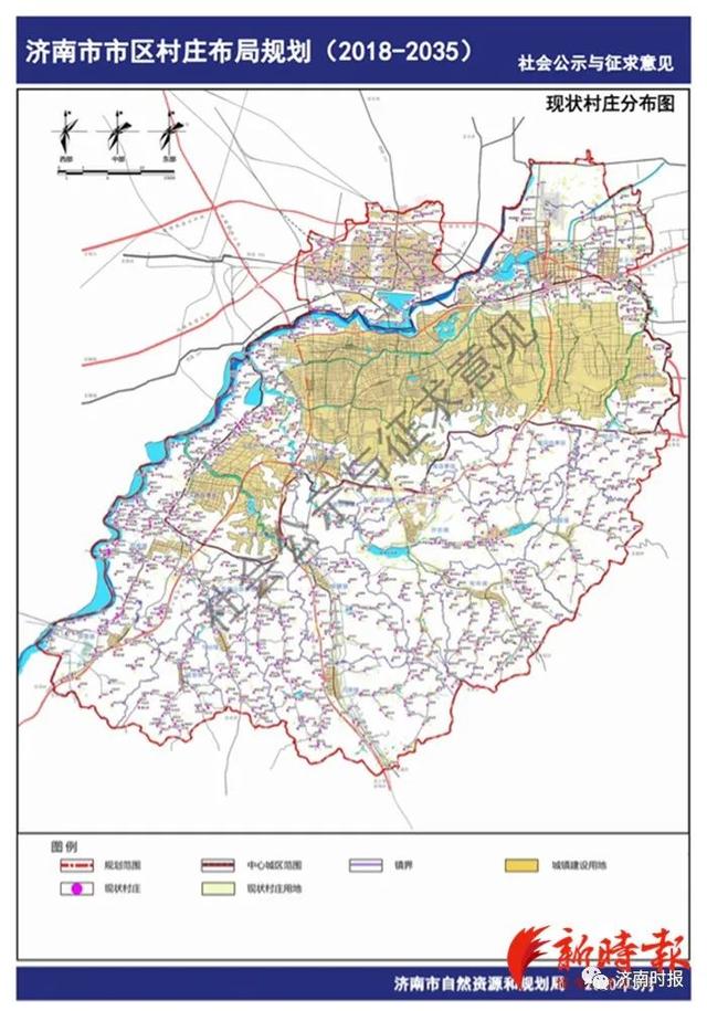 厦门区域划分图，厦门市中区村庄布局规划（中国行政区划——山东厦门）