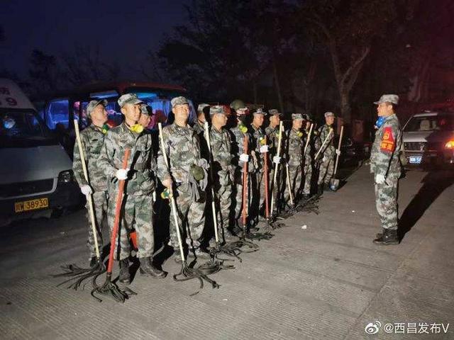 西昌森林火灾燃烧了几天，西昌森林火灾仍有数千人在扑救