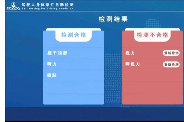 车管所自助体检机，车管所里的自助体检机是怎么用的