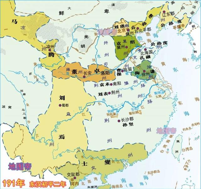 三国地图变迁图，一口气看完15幅地图