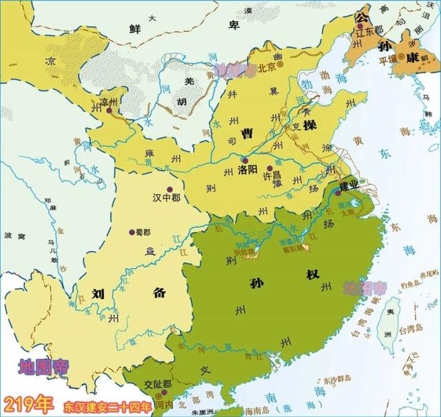 三国地图变迁图，一口气看完15幅地图