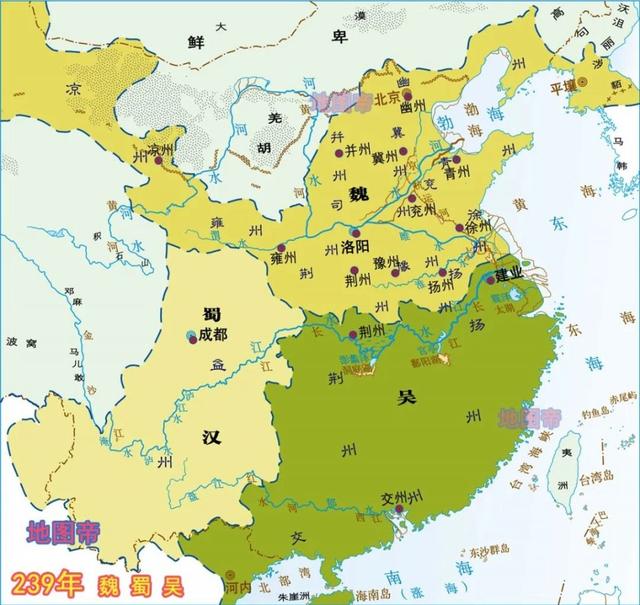 三国地图变迁图，一口气看完15幅地图