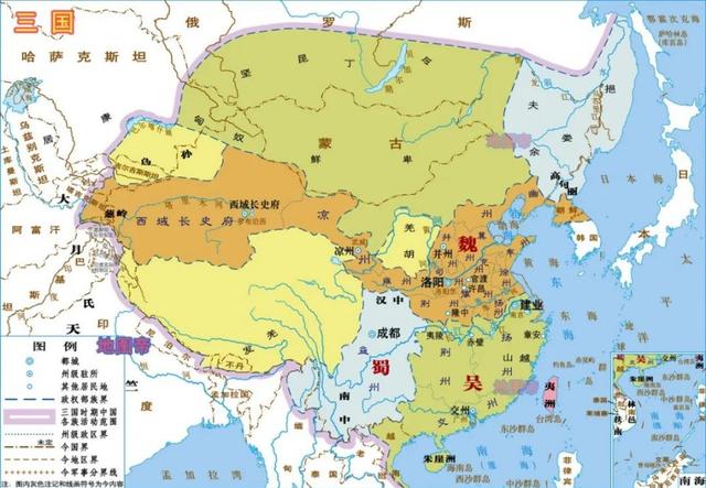 三国地图变迁图，一口气看完15幅地图