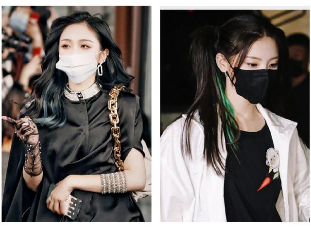 各类漫画发型，挂耳染漫画刘海