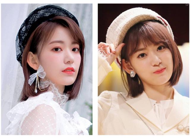 各类漫画发型，挂耳染漫画刘海