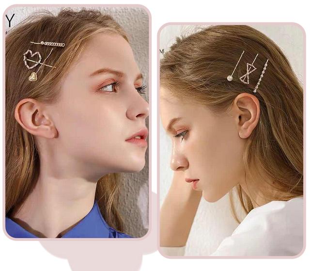 各类漫画发型，挂耳染漫画刘海